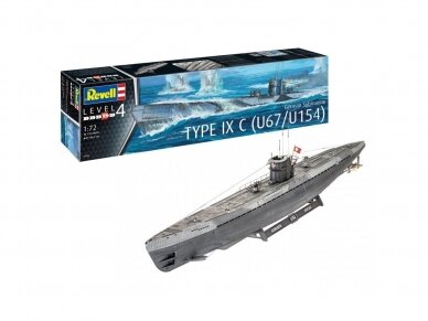 Revell - Submarine Type IXC Early Turret, 1/72, 05166