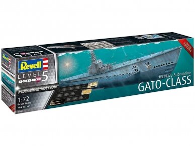 Revell - US Navy Gato Class Submarine, 1/72, 05168