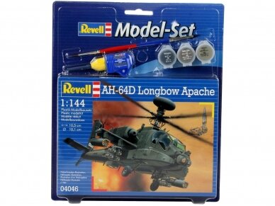 Revell - Boeing AH-64D Longbow Apache Model Set, 1/144, 64046 1