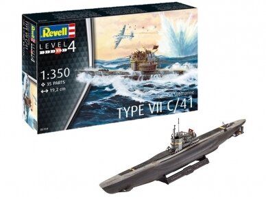 Revell - German Submarine Type VII C/41, 1/350, 05154