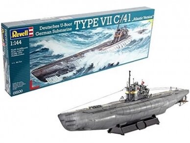 Revell - U-Boat Typ VIIC/41, 1/144, 05100