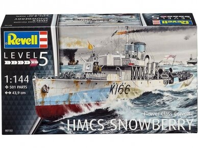 Revell - Flower Class Corvette HMCS Snowberry, 1/144, 05132