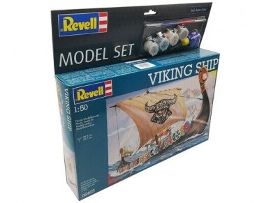 Revell - Viking Ship dovanų komplektas, 1/50, 65403