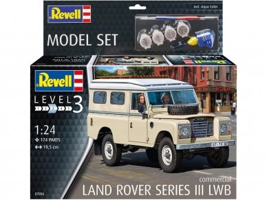 Revell - Land Rover Series III LWB Commercial dovanų komplektas, 1/24, 67056 1
