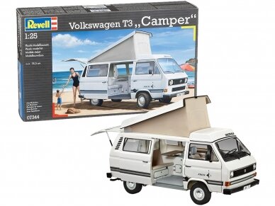 Revell - Volkswagen T3 Camper, 1/25, 07344