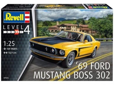 Revell - 1969 Boss 302 Mustang, 1/25, 07025 1