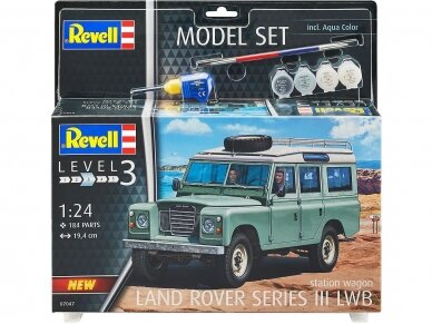 Revell - Land Rover Series III dovanų komplektas, 1/24, 67047 1