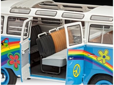 Revell - VW T1 Samba Bus Flower Power, 1/24, 07050 3