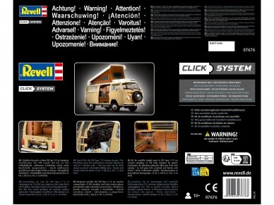 Revell - VW T2 Camper (Click System), 1/24, 07676 2 Revell - VW T2 Camper (Click System), 1/24, 07676 2
