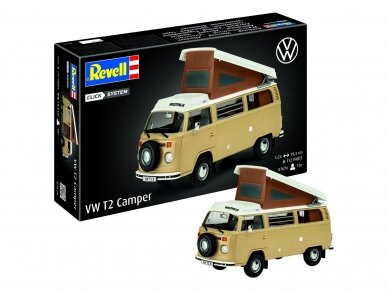 Revell - VW T2 Camper (Click System), 1/24, 07676 Revell - VW T2 Camper (Click System), 1/24, 07676
