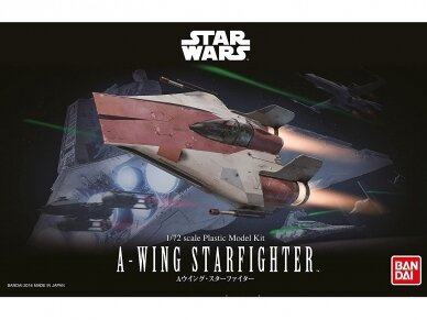 Revell - Star Wars A-wing Starfighter (Bandai), 1/72, 01210 Revell - Star Wars A-wing Starfighter (Bandai), 1/72, 01210