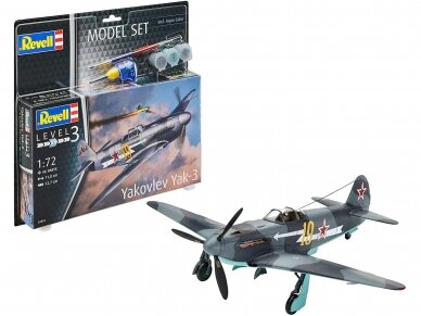 Revell - Yakovlev Yak-3 Model Set, 1/72, 63894