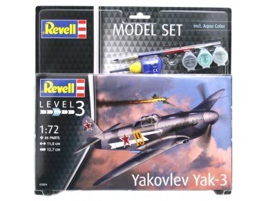 Revell - Yakovlev Yak-3 Model Set, 1/72, 63894 1