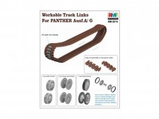 Rye Field Model - Workable Track Links For Panther, 1/35, 5014