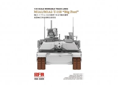 Rye Field Model - M1A1/M1A2 T-158 "Big Foot" Workable Track Link, 1/35, 5009