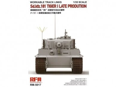Rye Field Model - Workable Track Links For Tiger Late prod., 1/35, 5017