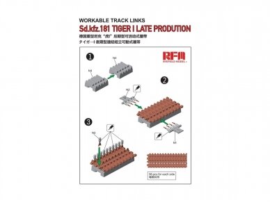 Rye Field Model - Workable Track Links For Tiger Late prod., 1/35, 5017 1