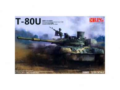 RPG Model - T-80U Russian Main Battle Tank, 1/35, 35001