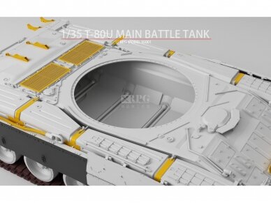 RPG Model - T-80U Russian Main Battle Tank, 1/35, 35001 9