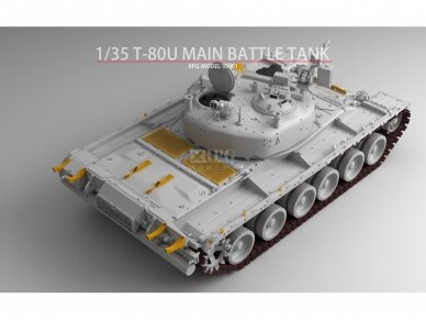RPG Model - T-80U Russian Main Battle Tank, 1/35, 35001 11