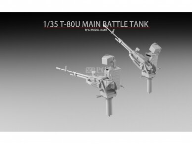 RPG Model - T-80U Russian Main Battle Tank, 1/35, 35001 14