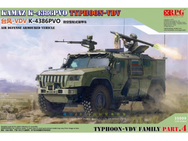 RPG Model - K-4386PVO Kamaz Typhoon-VDV Air Defence Armoured Vehicle, 1/35, 35009