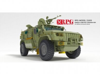 RPG Model - K-4386PVO Kamaz Typhoon-VDV Air Defence Armoured Vehicle, 1/35, 35009 3