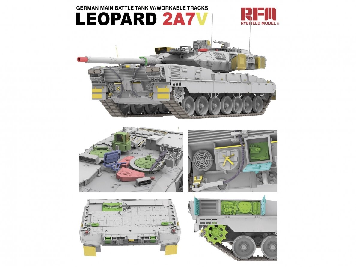 Rye Field Model - Leopard 2A7V, 1/35, 5109 1 Rye Field Model - Leopard 2A7V, 1/35, 5109 1