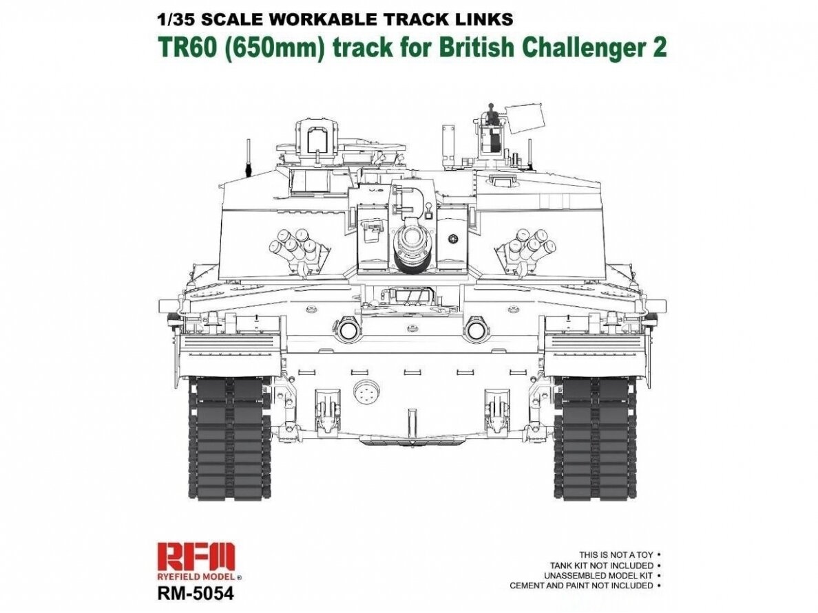 Rye Field Model - Challenger 2 TR60 workable tracks, 1/35, 5054 Rye Field Model - Challenger 2 TR60 workable tracks, 1/35, 5054