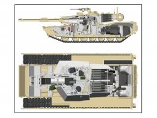 Rye Field Model - M1A1/M1A2 w/ Full Interior, 1/35, RFM-5007
