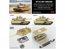Rye Field Model - M1A2 SEP Abrams TUSK I /TUSK II su pilnu interjeru, 1/35, RFM-5026
