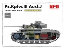Rye Field Model - Pz.Kpfw.III Ausf. J Full Interior Kit, 1/35, RFM-5072