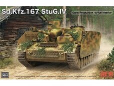 Rye Field Model - Sd.Kfz. 167 StuG IV Early Production w/full interior, 1/35, RFM-5061