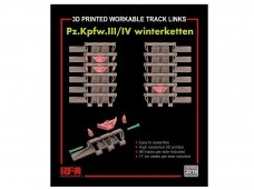 Rye Field Model - Workable track links for Pz.III/IV winterketten (3D Printed), 1/35, RM-2018 Rye Field Model - Workable track links for Pz.III/IV winterketten (3D Printed), 1/35, RM-2018