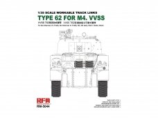 Rye Field Model - Workable Type 62 Tracks for M4 VVSS, 1/35, 5044