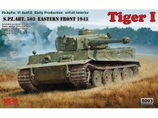 Rye Field Model - Pz.kpfw.VI Ausf. E Early Production Tiger I S.PZ.ABT. 503 Eastern Front 1943 w/full interior, 1/35, RFM-5003