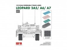 Rye Field Model - Workable Track Links for Leopard 2A5/A6/A7, 1/35, 5057