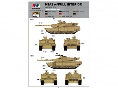 Rye Field Model - M1A1/M1A2 w/ Full Interior, 1/35, RFM-5007 18