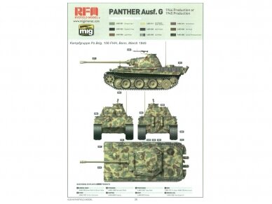 Rye Field Model - Panther Ausf.G Early / Late, 1/35, RFM-5018 9