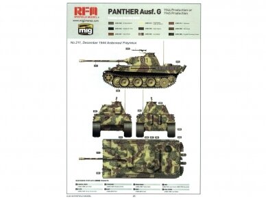 Rye Field Model - Panther Ausf.G Early / Late, 1/35, RFM-5018 11