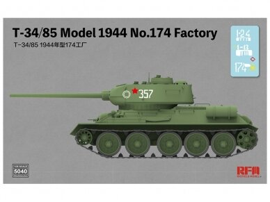 Rye Field Model - T-34/85 Model 1944 No.174 Factory, 1/35, RFM-5040 1