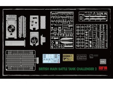 Rye Field Model - Challenger 2 with workable track links, 1/35, RFM-5062 1