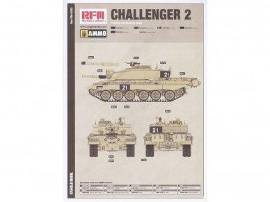 Rye Field Model - Challenger 2 with workable track links, 1/35, RFM-5062 7