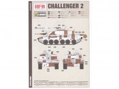 Rye Field Model - Challenger 2 with workable track links, 1/35, RFM-5062 8