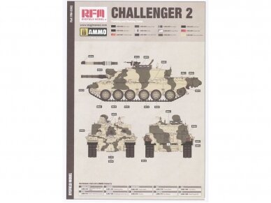 Rye Field Model - Challenger 2 with workable track links, 1/35, RFM-5062 10