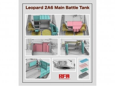 Rye Field Model - Leopard 2A6 Main Battle Tank, 1/35, RFM-5065 4 Rye Field Model - Leopard 2A6 Main Battle Tank, 1/35, RFM-5065 4