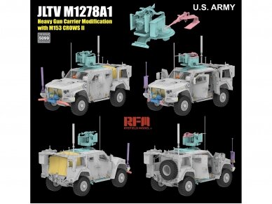 Rye Field Model - JLTV M1278A1 Heavy Gun Carrier Modification with M153 Crows II US Army / Slovenian Armed Forces, 1/35, RFM-5099 1