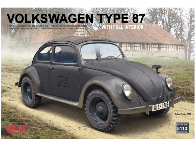 Rye Field Model - Volkswagen Beetle Type 87 w/full interior, 1/35, 5113