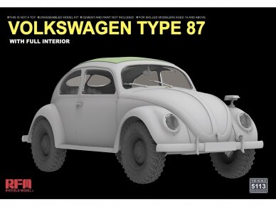 Rye Field Model - Volkswagen Beetle Type 87 w/full interior, 1/35, 5113 1