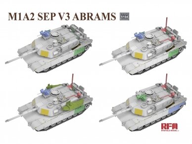 Rye Field Model - M1A2 SEP V3 Abrams, 1/35, 5104 2